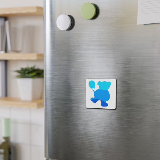 Tennis Teddy Bear - Die-Cut Magnets