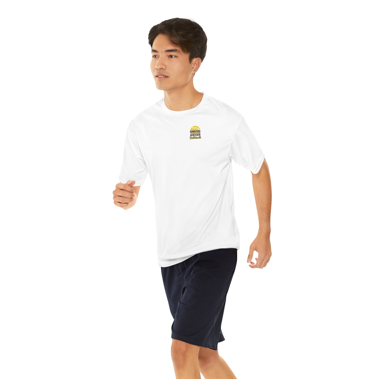 All About Tennis and Pickleball Logo Men's Performance T-Shirt