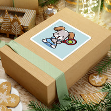 Load image into Gallery viewer, Tennis Dog Sticker (Blue)