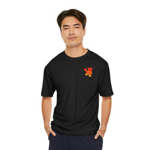 Load image into Gallery viewer, Red Team Tennis Bear Men's Performance T-Shirt