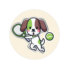 Load image into Gallery viewer, Beige Dog Transparent Outdoor Stickers, Round, 1pcs