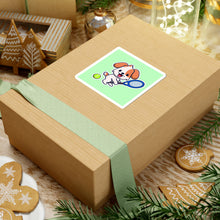 Load image into Gallery viewer, Tennis Dog Stickers (Mint)