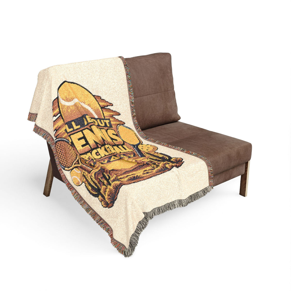 All About Tennis Woven Blanket