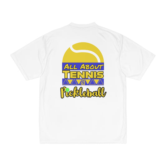 All About Tennis and Pickleball Logo Men's Performance T-Shirt