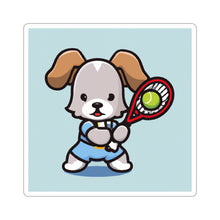 Load image into Gallery viewer, Tennis Dog Sticker (Blue)