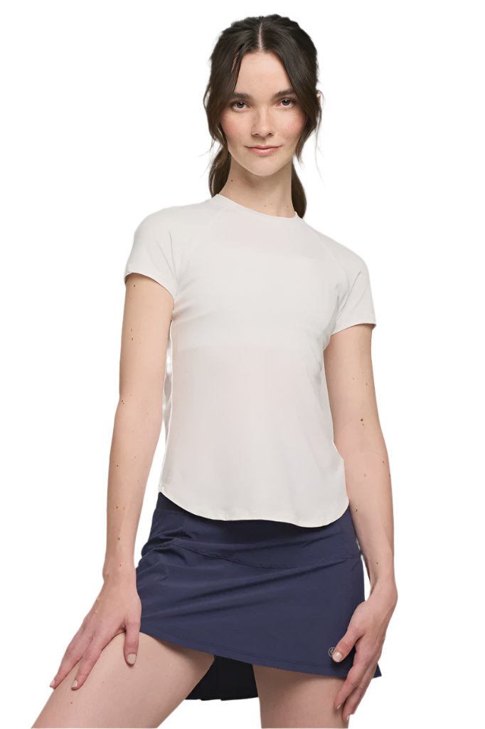 LIJA Women's Raglan Tee - White