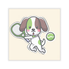 Load image into Gallery viewer, Tennis Dog Stickers (Beige)