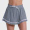 Lucky In Love Women's Highwaist Seersucker Skirt - Midnight Navy