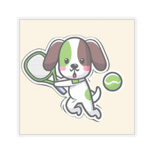 Load image into Gallery viewer, Tennis Dog Stickers (Beige)