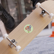 Load image into Gallery viewer, Mint Dog Transparent Outdoor Stickers, Round, 1pcs