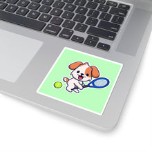 Load image into Gallery viewer, Tennis Dog Stickers (Mint)