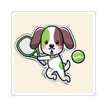 Load image into Gallery viewer, Tennis Dog Stickers (Beige)