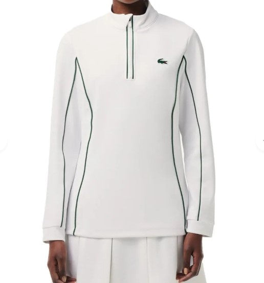Lacoste Women's Slim Fit Contrast Sleeve Tennis Jacket- SF1962