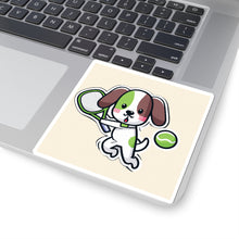 Load image into Gallery viewer, Tennis Dog Stickers (Beige)