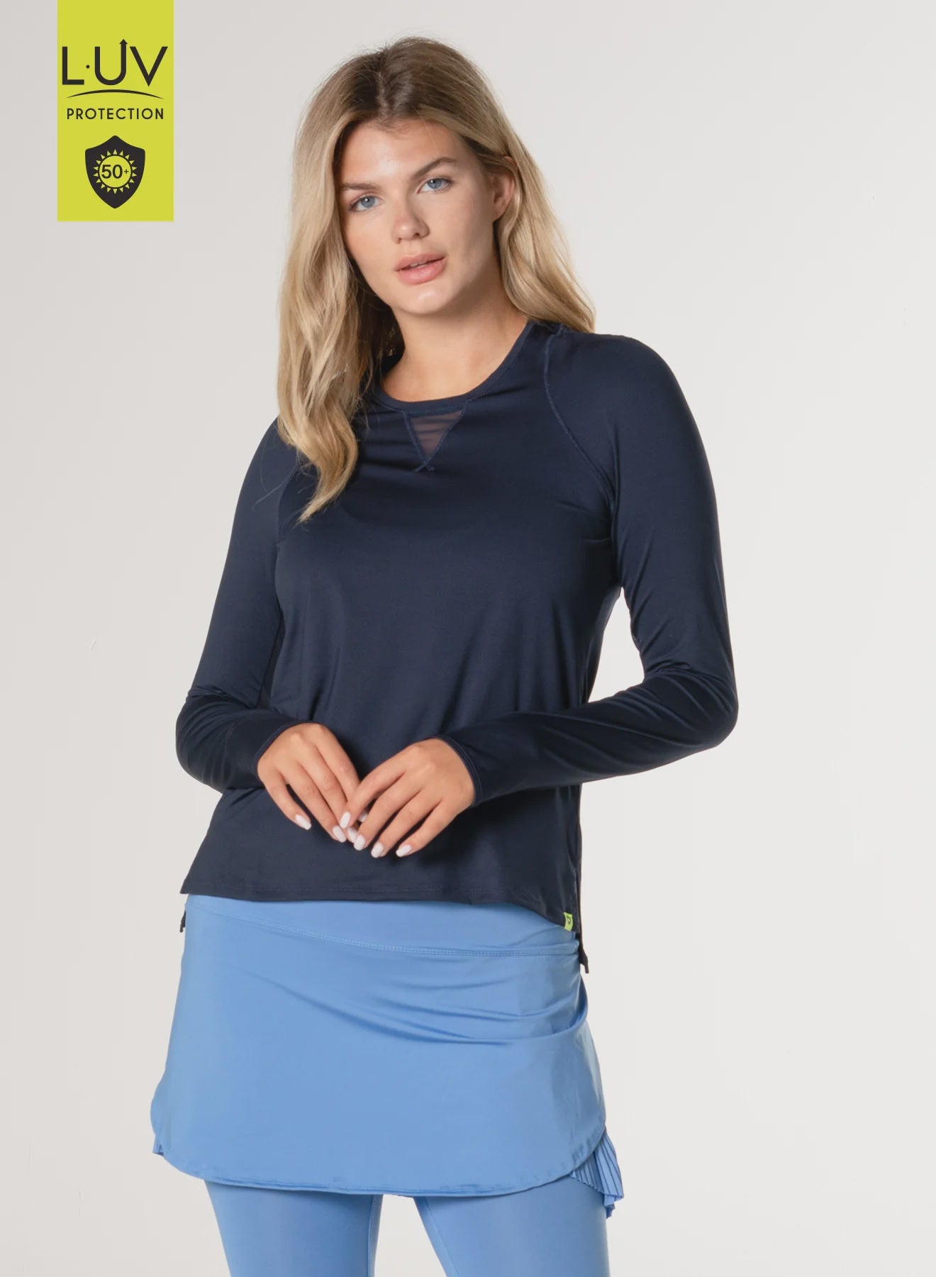 Lucky in Love High Low Breezy Long Sleeve- CT977-401