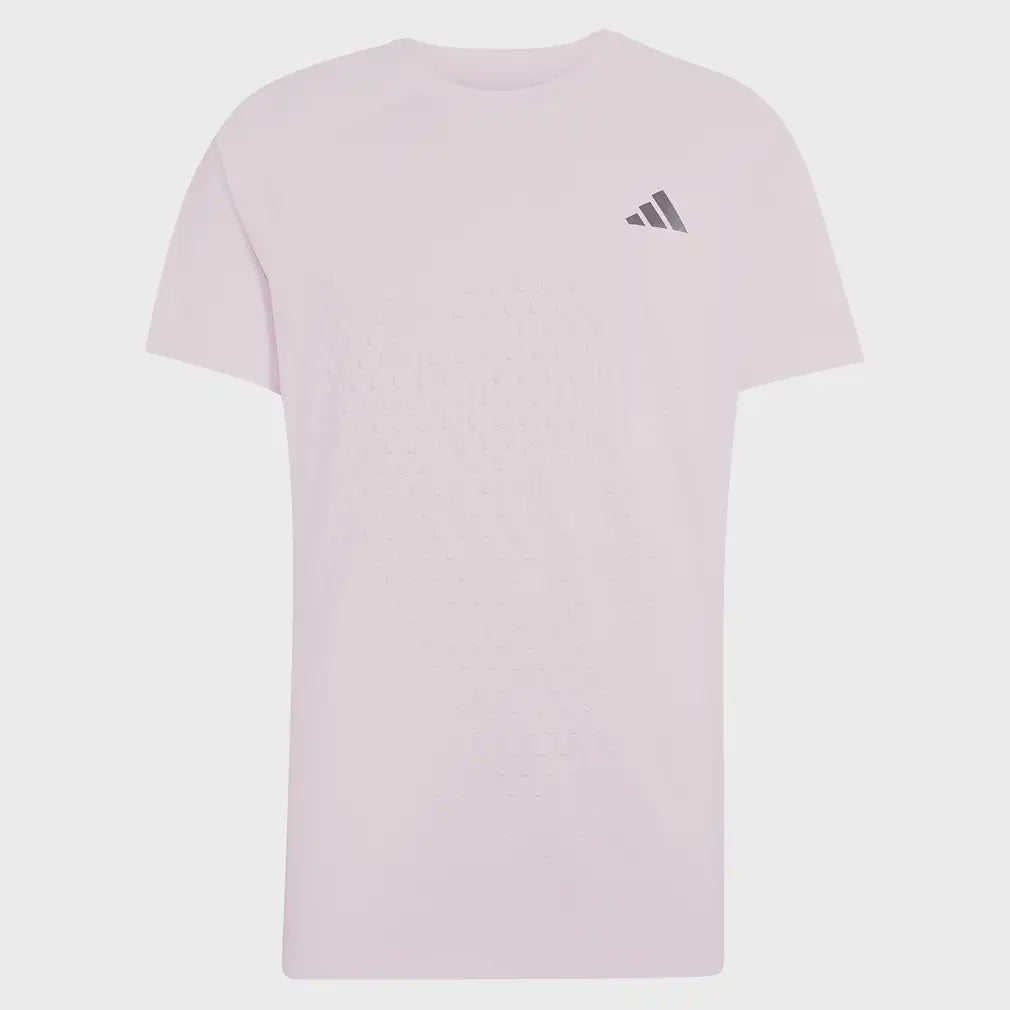 Adidas Tennis Climacool+ 3D Freelift T-Shirt Pro Men's - Distilled Pink KW6021
