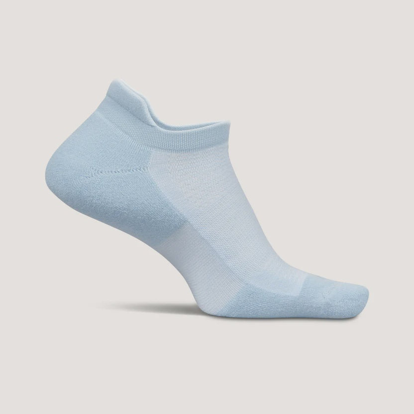 Feetures High Performance Cushion No Show Tab Socks - Sea Ice