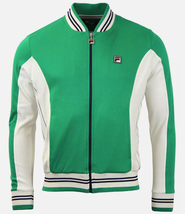 新品　FILA セットアップ　XS ホワイト　グリーン　緑 Fila Women's Vintage Settanta Jacket - Green – All About Tennis