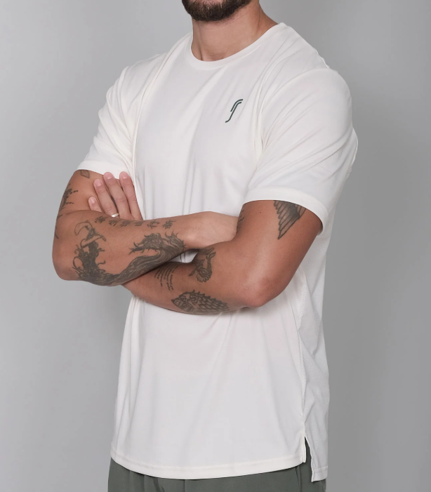 RS Men's Performance Tee - Court White