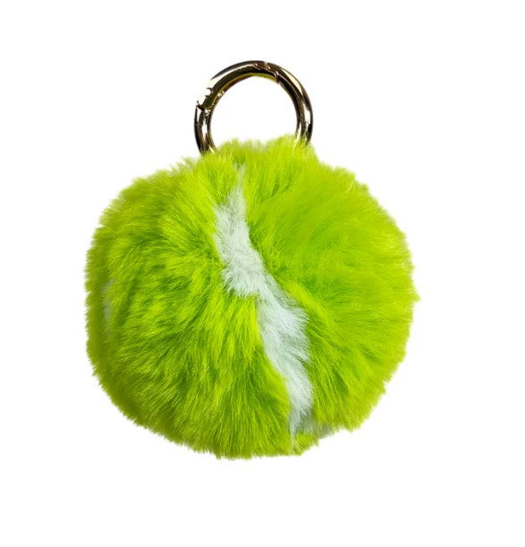 Racquet Inc Furry Tennis Ball Keychain - Yellow