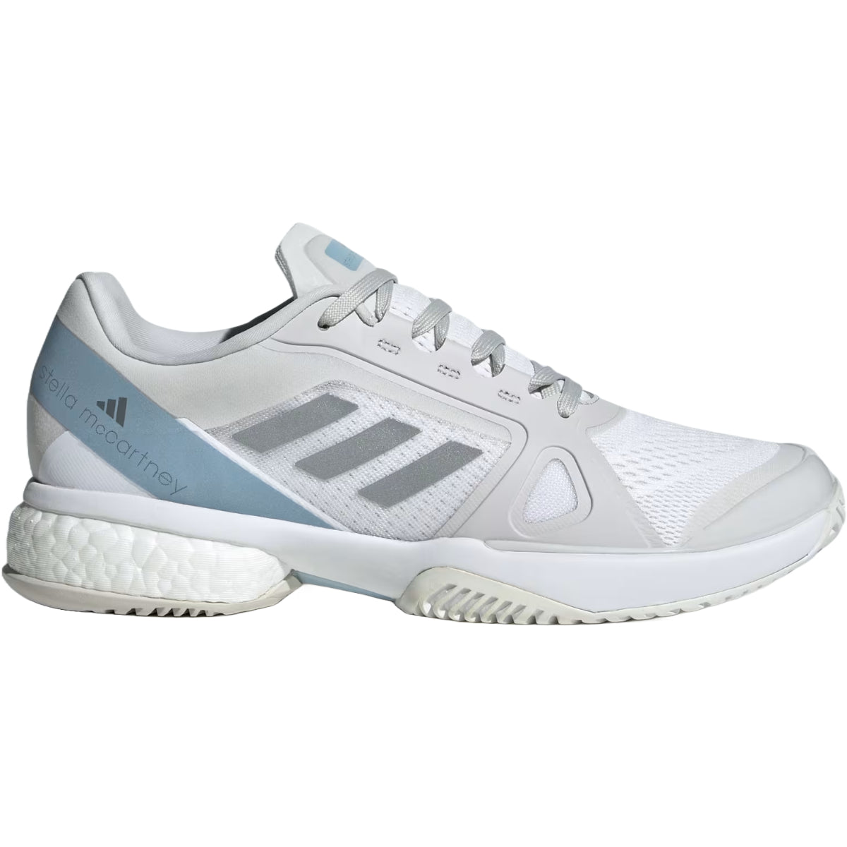 Adidas Women's Stella Court White and Wonder Blue- JP7061 All About Tennis Adidas Women's Stella Court White and Wonder Blue- JP7061 All About Tennis