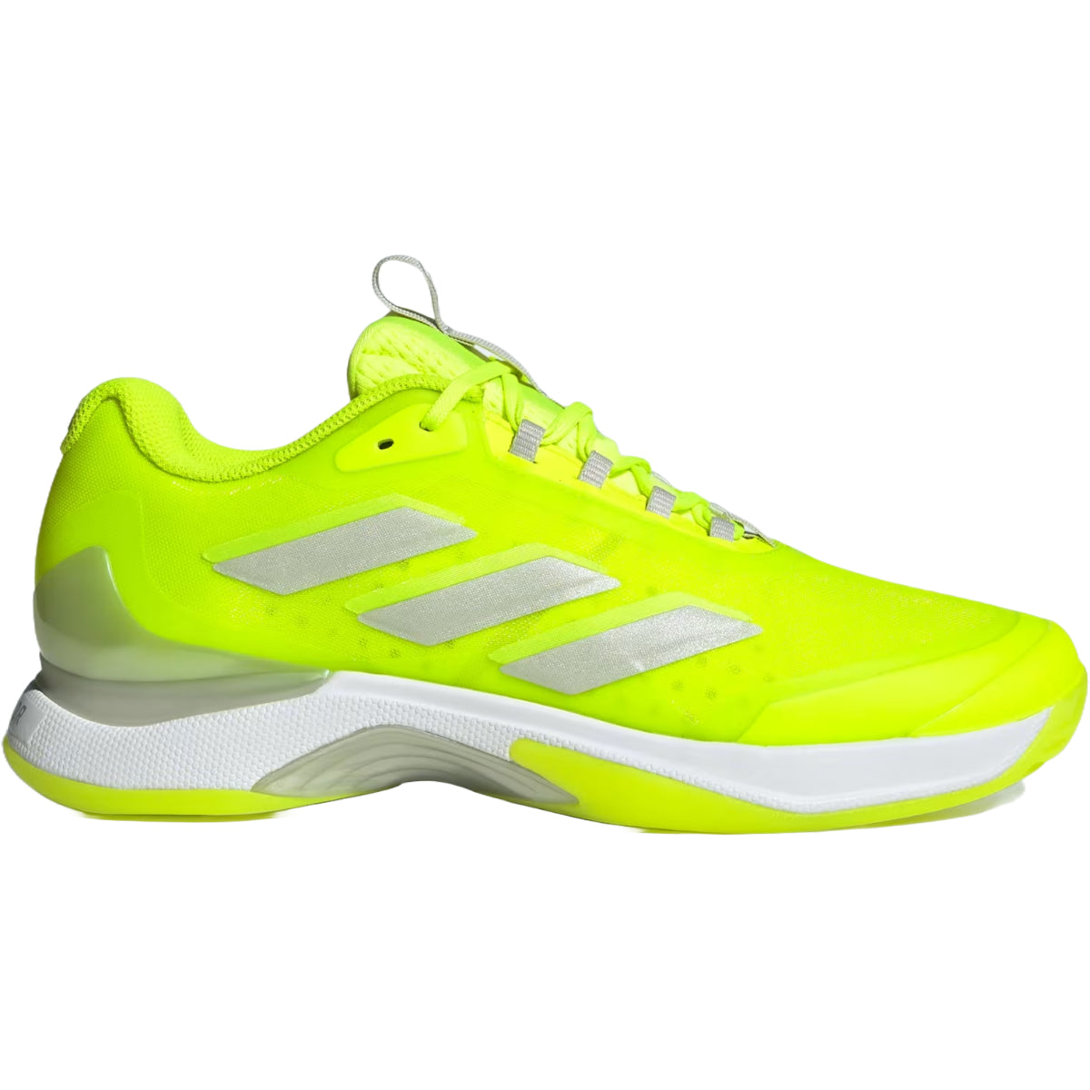 Adidas Women`s Avacourt 2 Tennis Shoes Lucid Lemon and White