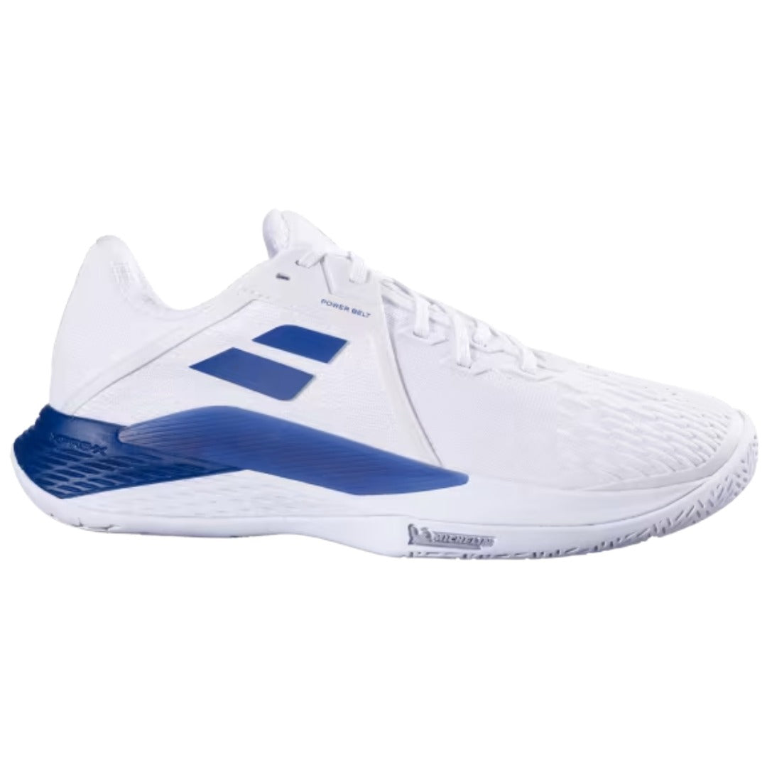 Babolat Men's Propulse Fury 3 All Court Tennis Shoes - White / Dark Blue