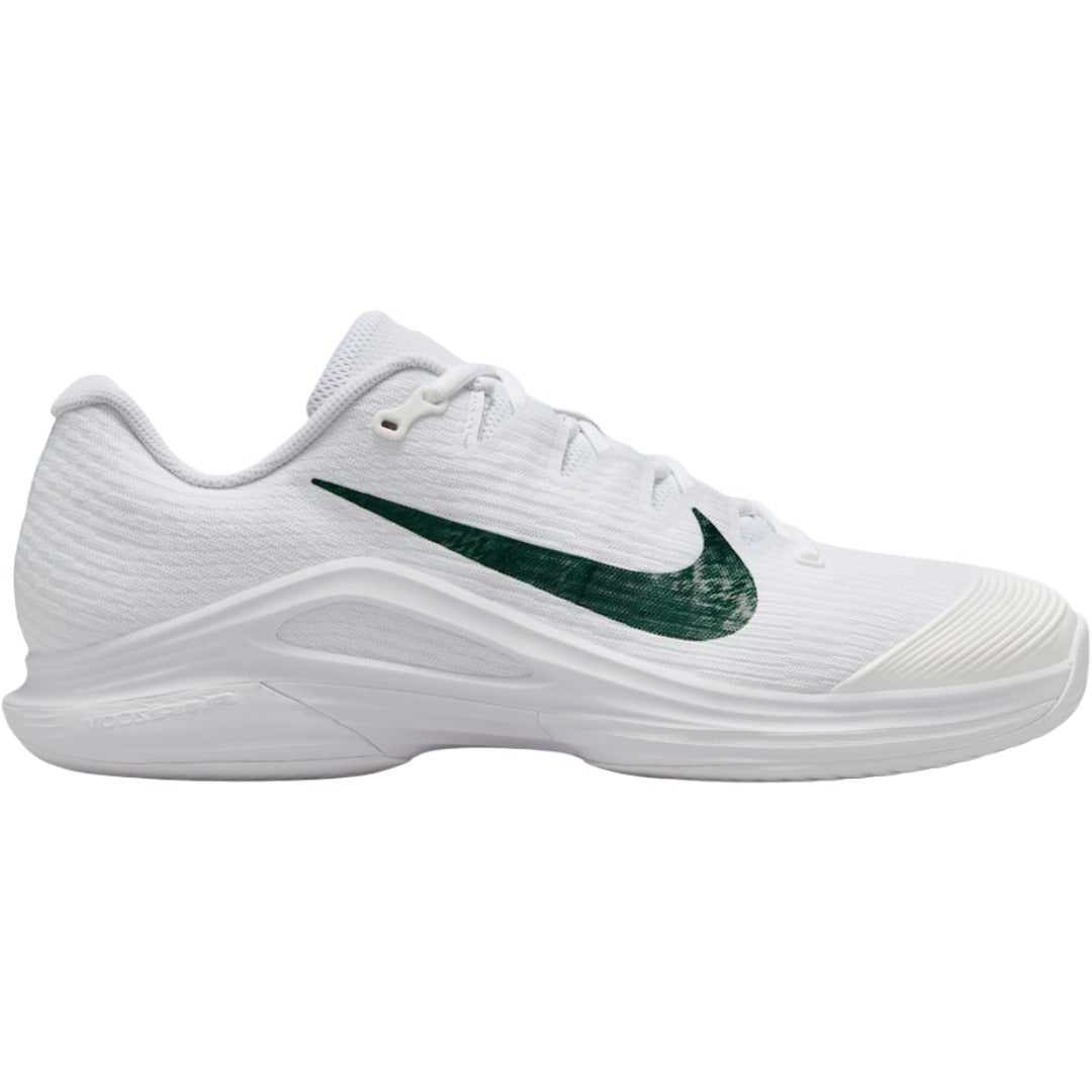 Nike Men's Vapor 12 HC PRM Tennis Shoes - White/Gorge Green IR3890-100