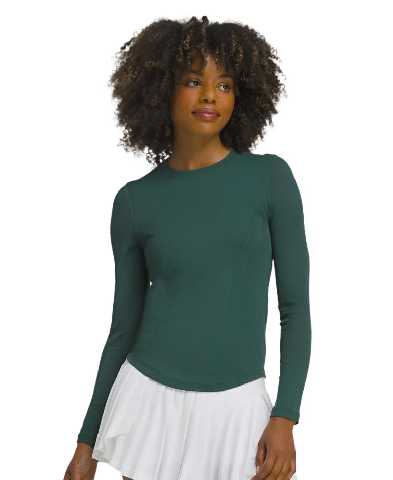Wilson Ladies Pro Seamless Long Sleeve Tee - Sycamore