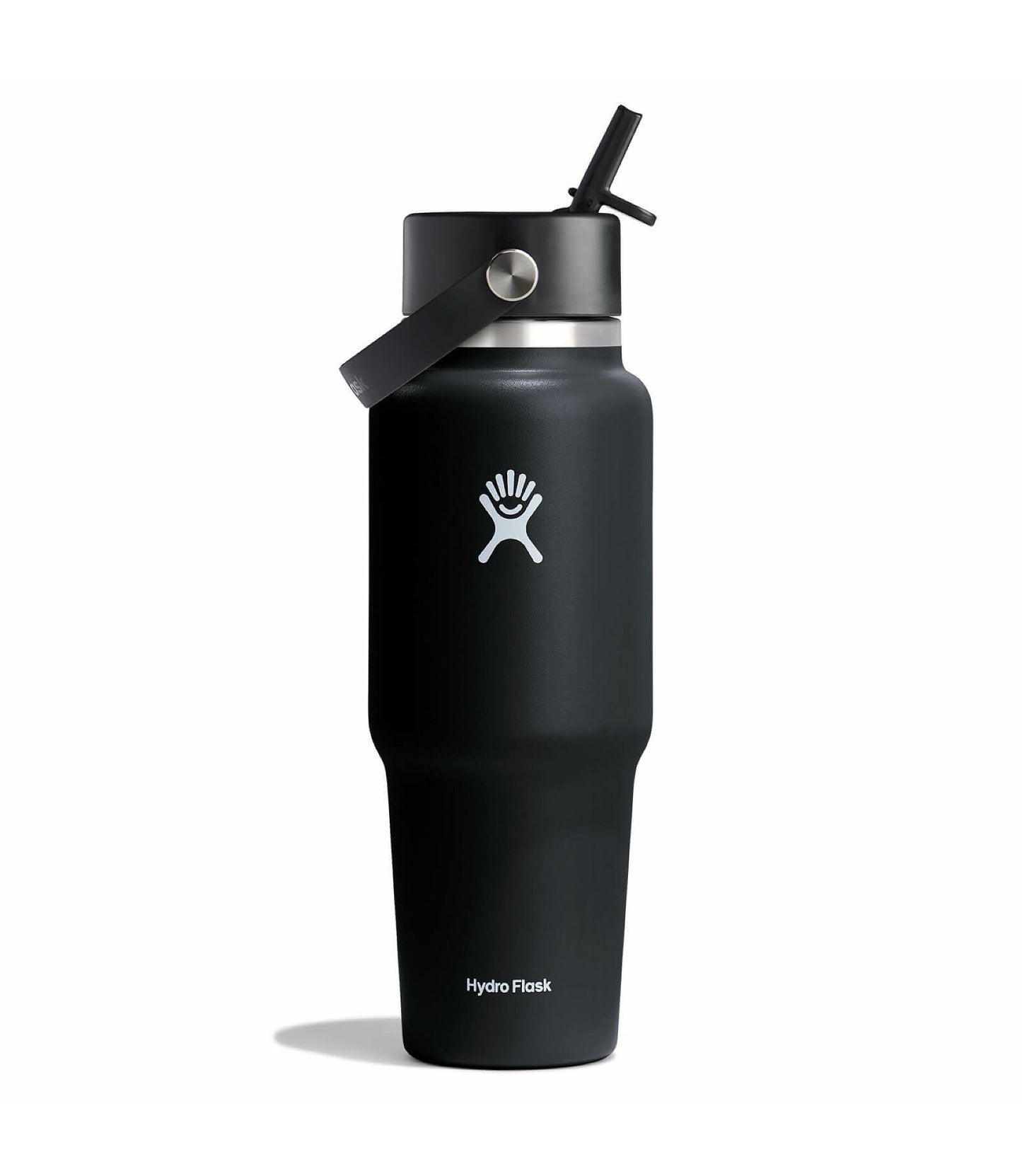 Hydro Flask 32 oz Wide Mouth Travel Bottle with Flex Straw Cap - Black
