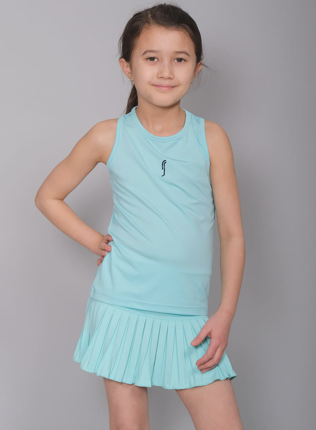 RS-Sport Girl's Performance Racerback- Mesh Ace Blue
