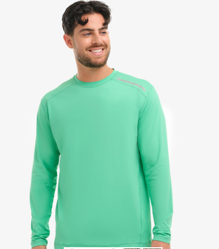 Bloq UV Men's Jet Crew - Jade