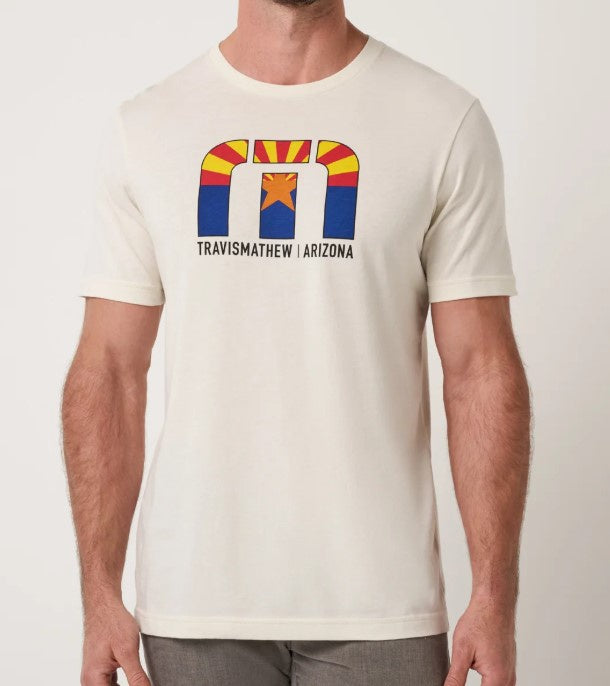 Travis Mathew Men's Desert Man 2.0 Tee- A46845 Birch