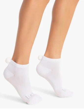 Lucky In Love Women's Super Soft Low Cut PomPom Socks CS03-102