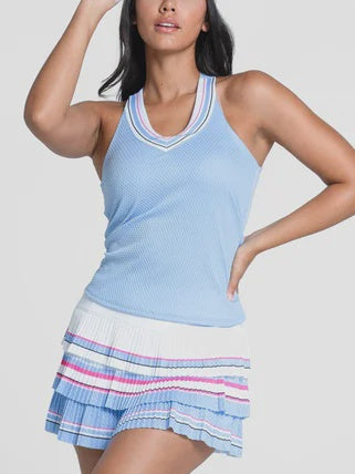 Lucky in Love Women's Blue Streak Bra Tank - PWDR