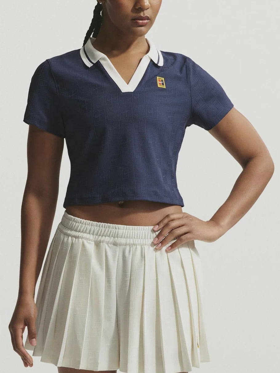 Nike Women's Spring Court Crop Polo- JB0772-410