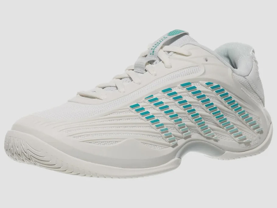 K-Swiss Women's Hypercourt Express 3 Wide- White/Blue - 94606-110