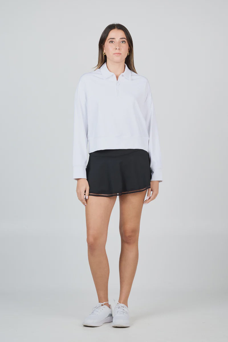 Sofibella Women's Staples Pullover 2612 White