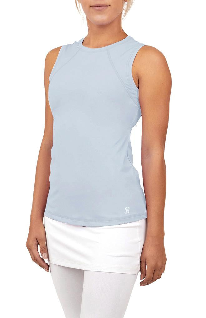Sofibella UV Racerback Tank - Stone