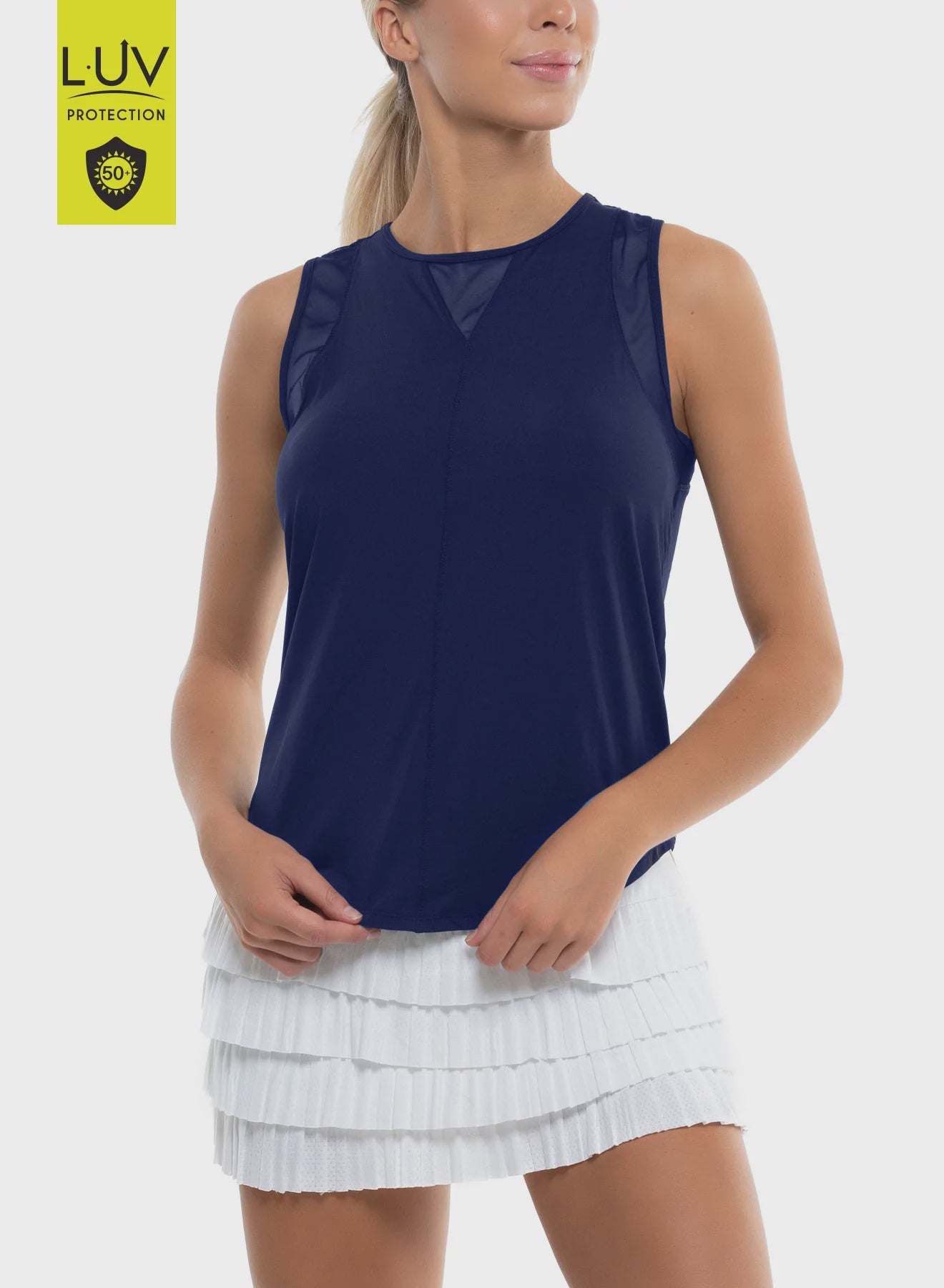 Lucky in Love Women's Chill Out Tank - Midnight CT909-401