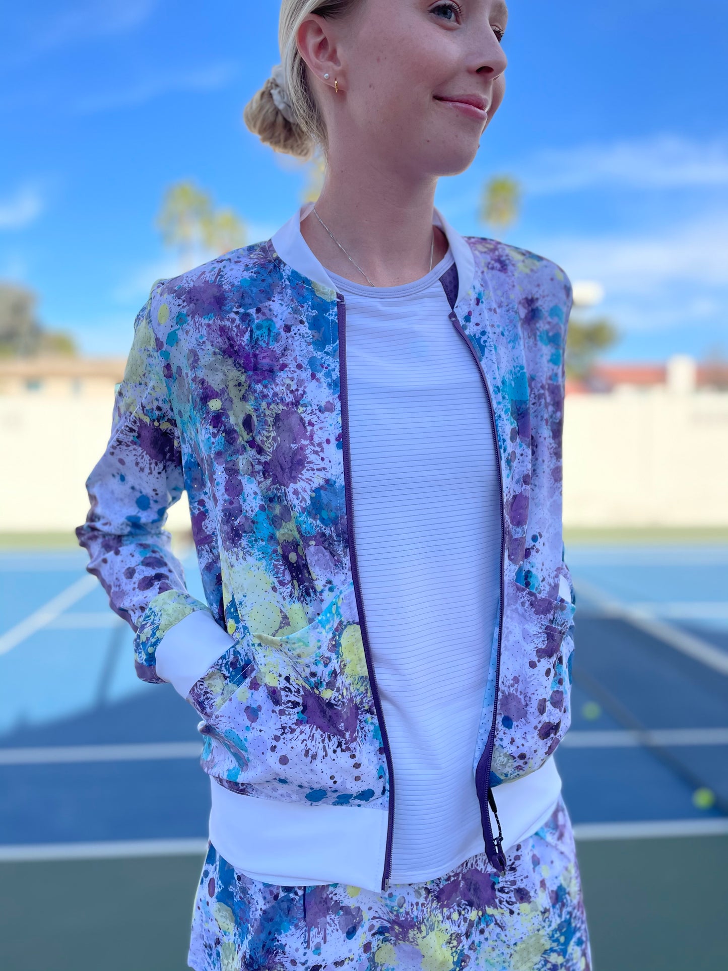 Lija Pindot Celia Jacket - Splatter