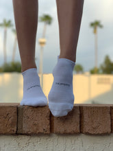 Load image into Gallery viewer, Features High Performance Cushion No show Tab Socks