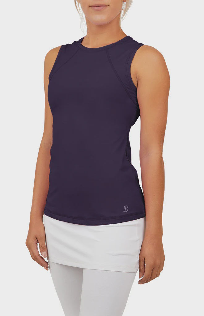 Sofibella Women's Sleeveless Tank UV - Plum