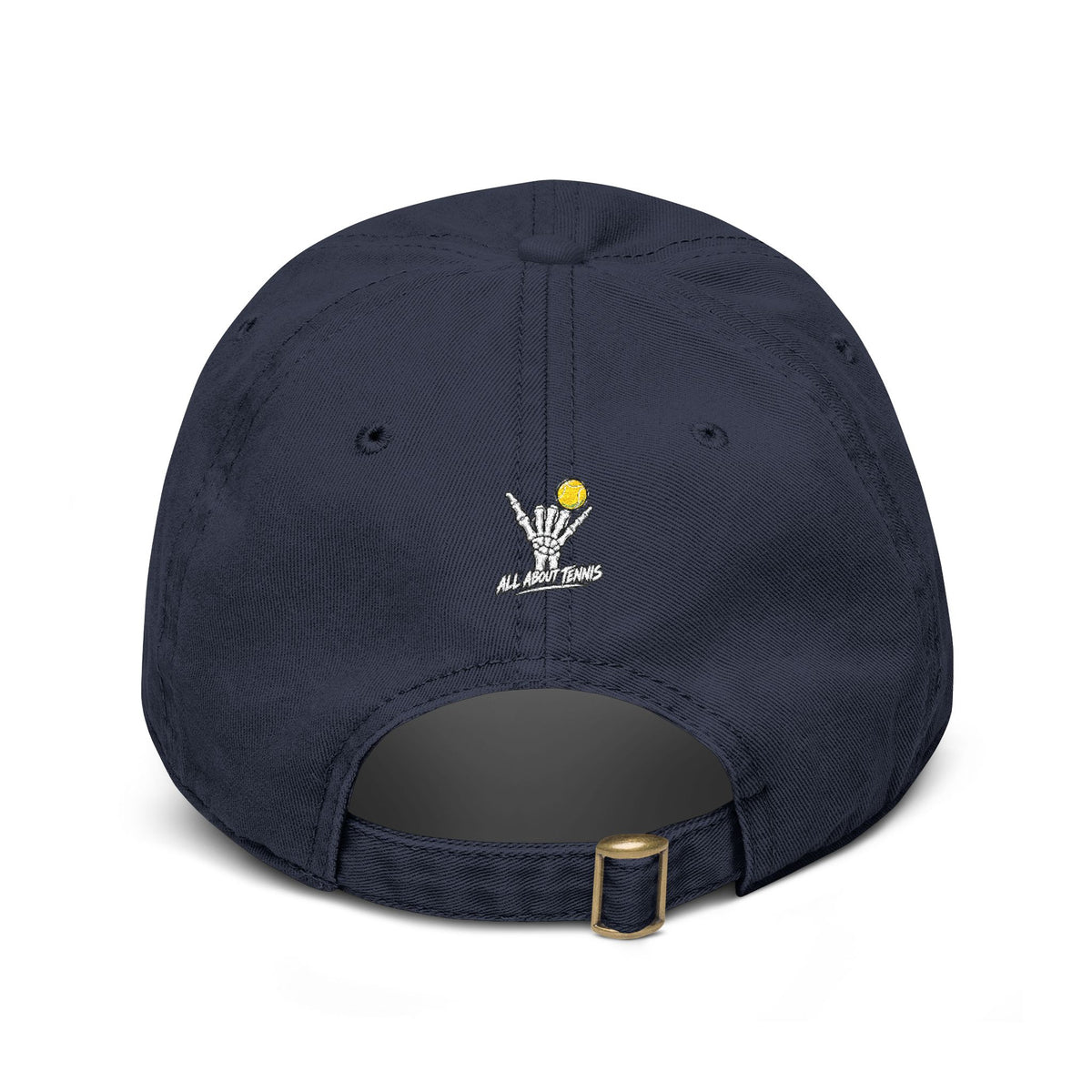 All About Tennis Skeleton Garment Washed Baseball Cap