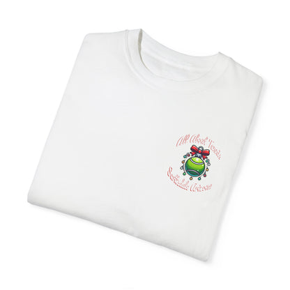 Christmas Say Tennis T-shirt