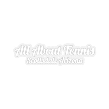 All About Tennis Scottsdale Arizona Stickers (White Lobster)