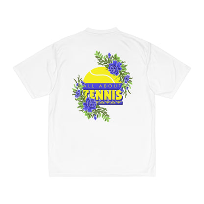 All About Tennis Floral - Men's Performance T-Shirt