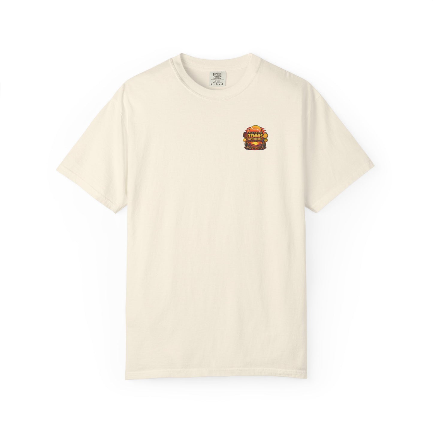 All About Tennis Sunset Garment-Dyed T-shirt