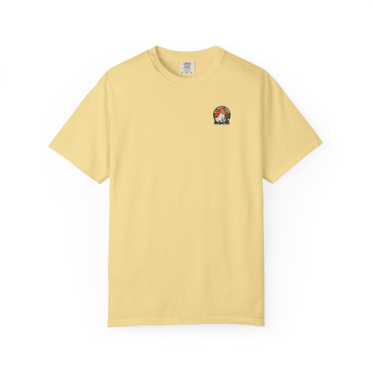 Headband Ghost Halloween Garment-Dyed T-shirt