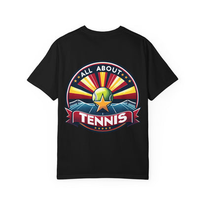 All About Tennis Sunset Logo T-shirt